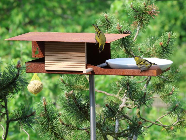 VHT-15-R-Bird-feeder-bath-corten steel